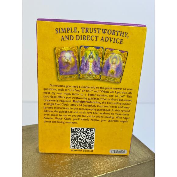 Angel Answers Oracle Cards by Radleigh Valentine - Picture 2 of 5